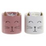 Bougie DKD Home Decor Chat (2 pcs) (7.5 x 7.5 x 8.5 cm)