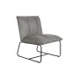 Sillón DKD Home Decor Negro Gris Metal Poliéster (66 x 71 x 77 cm)