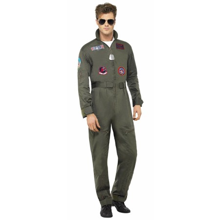 Disfraz para Adultos Deluxe De Chico De Top Gun XL (Reacondicionado B)