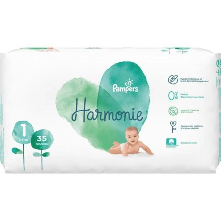 Pañales Desechables Pampers Unisex 35 uds (Reacondicionado A)