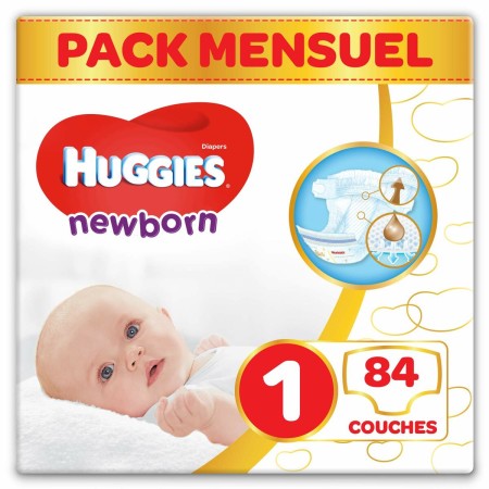 Couches jetables Huggies Newborn Taille 1 (Reconditionné A)