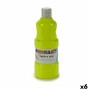 Témperas Neon Amarillo 400 ml (6 Unidades)