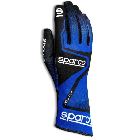 Gants de conduite pour hommes Sparco RUSH Bleu/Noir Taille 12