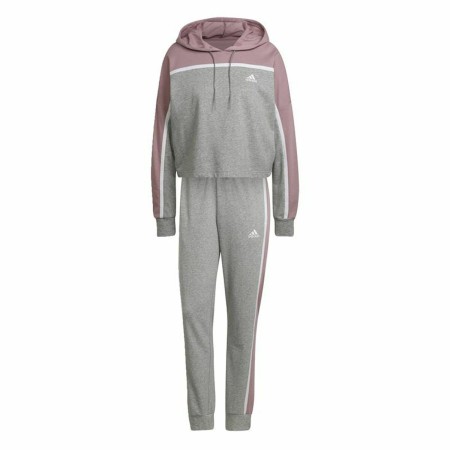 Chándal Mujer Adidas Sportswear Subtle Block Gris Rosa