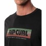 Camiseta de Manga Corta Hombre Rip Curl El Mama Negro