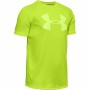 Camiseta de Manga Corta Niño Under Armour Tech Big Logo Amarillo