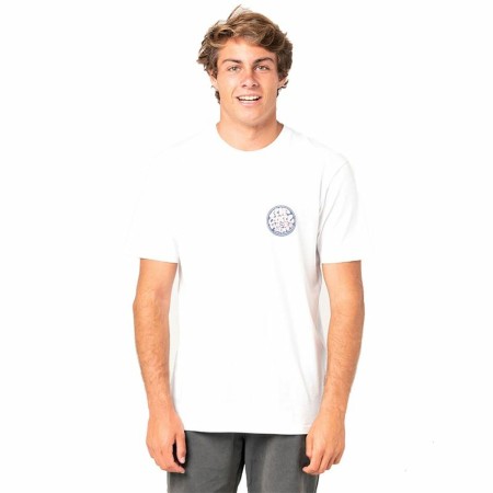 Camiseta de Manga Corta Hombre Rip Curl Wetty Party Blanco