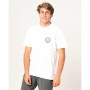 Camiseta de Manga Corta Hombre Rip Curl Wetty Party Blanco