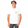 Camiseta de Manga Corta Hombre Rip Curl Sport Print Blanco