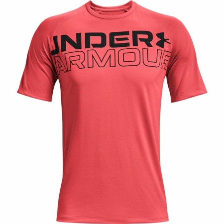 Camiseta de Manga Corta Hombre Under Armour Tech 2.0 Rojo