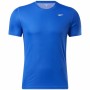 Camiseta de Manga Corta Hombre Reebok Workout Ready Tech Azul