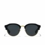 Lunettes de soleil Unisexe Hawkers Classic Rounted Noir Doré Polarisées (Ø 51 mm)