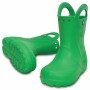 Bottes en Caoutchouc pour Enfants Crocs Handle It Rain Vert