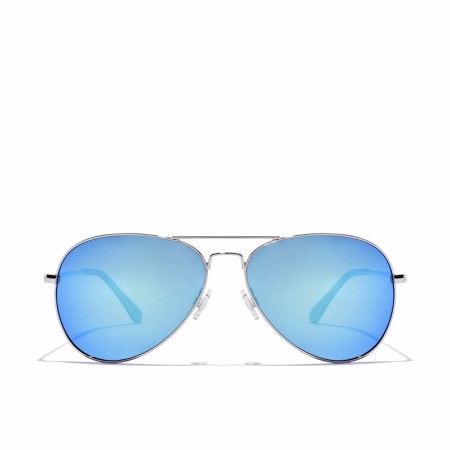 Lunettes de soleil Unisexe Hawkers Hawk Argenté Bleu Polarisées (Ø 54 mm)