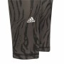 Pantalones Cortos Deportivos para Niños Adidas 7/8 Sport Animal Print Negro