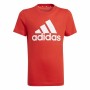 Camiseta de Manga Corta Adidas Essentials vivid Rojo