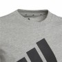 Camiseta de Manga Corta Adidas Essentials Gris