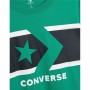 Camiseta de Manga Corta Infantil Converse Stripe Star Chevron Verde