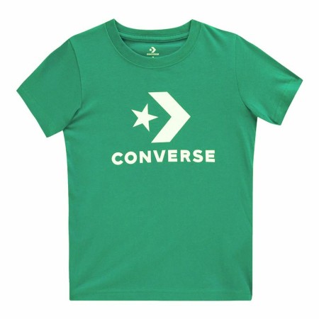 T shirt à manches courtes Enfant Converse Stacked Wordmark Graphic Vert