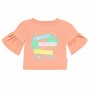 T shirt à manches courtes Enfant Converse Ruffle Saumon