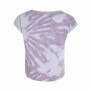T shirt à manches courtes Enfant Converse Tie Dye Prune