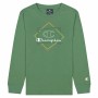 T-shirt à Manches Longues Enfant Champion Athletic Crewneck Vert