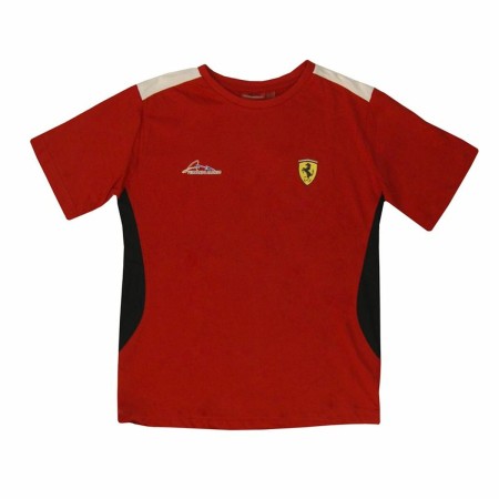 Camiseta de Manga Corta Infantil Precisport Ferrari Rojo (14 Años)