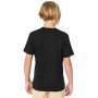 Camiseta de Manga Corta Rip Curl Corp Icon Negro