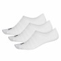 Calcetines Tobilleros Adidas Piqui 3 pares Blanco