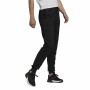 Pantalón Largo Deportivo Adidas French Terry Logo Mujer Negro