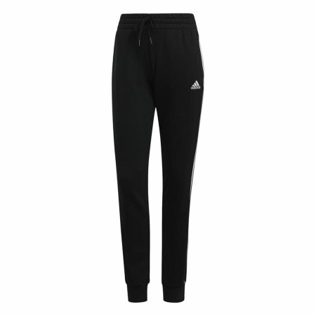 Pantalón Largo Deportivo Adidas Essentials French Terry 3 Stripes Mujer Negro