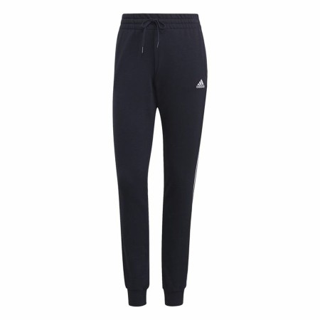 Pantalon de sport long Adidas Essentials French Terry 3 Stripes Femme Bleu foncé