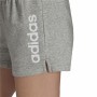 Pantalón Corto Deportivo Adidas Essentials Slim Logo Mujer Gris