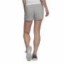 Pantalón Corto Deportivo Adidas Essentials Slim Logo Mujer Gris