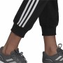 Pantalon de sport long Adidas Essentials Studio Lounge Cuffed 3 Stripes Femme Noir