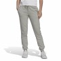 Pantalón Largo Deportivo Adidas Essentials Fleece Logo Mujer Gris