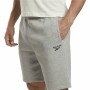 Pantalones Cortos Deportivos para Hombre Reebok Identity Fleece Gris