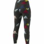 Pantalon de sport long Adidas Brand Love 7/8 Femme Noir