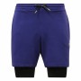 Pantalones Cortos Deportivos para Hombre Reebok Les Mills® Morado