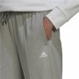 Pantalon de sport long Adidas Aeroready Gris clair Femme