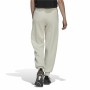 Pantalón Largo Deportivo Adidas Aeroready Studio Mujer Beige