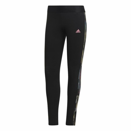 Leggings de Sport pour Femmes Adidas Loungewear Essentials Noir