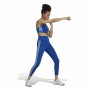 Leggings de Sport pour Femmes Adidas 7/8 Designed To Move High-Rise Bleu