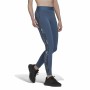 Leggings de Sport pour Femmes Adidas Loungewear Essentials 3 Stripes Bleu