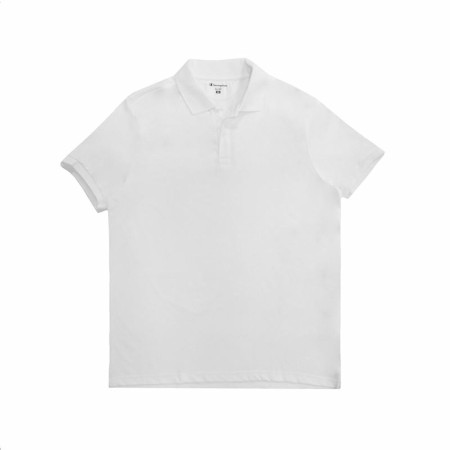 Polo de Manga Corta Hombre Champion Sportswear Blanco