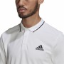 Polo à manches courtes homme Adidas Aeroready Essentials Piqué Small Logo Blanc