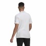 Polo à manches courtes homme Adidas Aeroready Essentials Piqué Small Logo Blanc