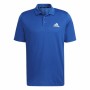 Polo de Manga Corta Hombre Adidas Aeroready Azul