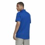 Polo de Manga Corta Hombre Adidas Aeroready Azul