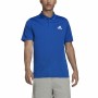 Polo de Manga Corta Hombre Adidas Aeroready Azul